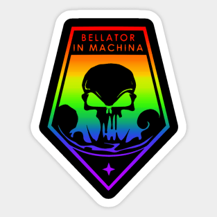 X-Com Mec Seal Rainbow Logo Sticker